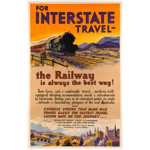 Percival Albert Trompf (1902 - 1964), For Interstate travel -…