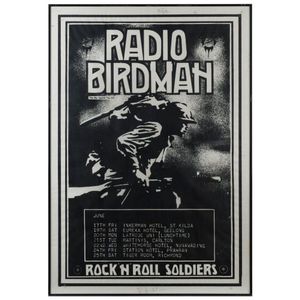 Warwick Gilbert, Radio Birdman Rock 'n' Roll Soldiers, poster,…