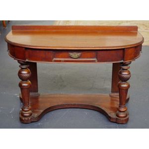 Victorian Cedar Hall Table with Drawer and Platform Base - Tables ...