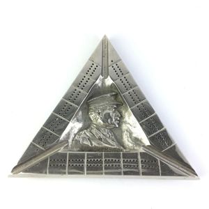 John Monash a silver cribbage board c1919 featuring Sir John…