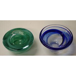 Two Kosta Boda glass items by Anna Ehrner, including a tempera…