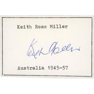 Autographs collection of 115 cards signed by test cricketers…