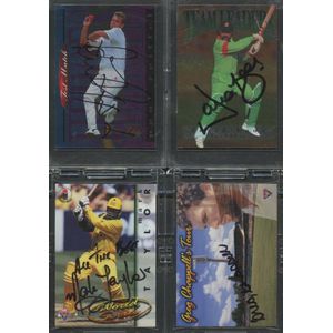 Phil Tufnell Signed A4 Photo Framed Cricket Memorabilia Autograph Display COA 