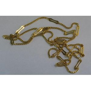 18ct Yellow Gold Fancy Link Necklet