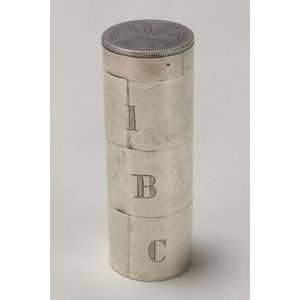 Australian ecclesiastical sterling silver box, marked Stokes,…