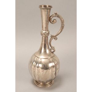19th century Russian silver ewer, hallmarked, M.N (in Cyrilic),…