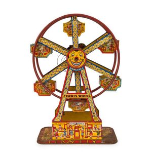 'Hercules Ferris Wheel' American lithograph tin-plate clockwork…