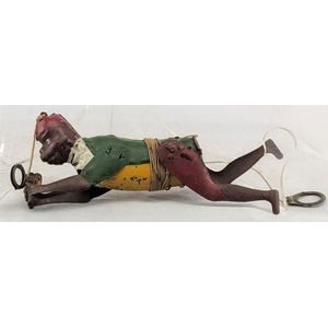 Lehmann, Germany: a tin plate mechanical climbing monkey, Tom…