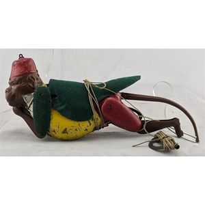 Lehmann, Germany: a tin plate mechanical climbing monkey, Tom…