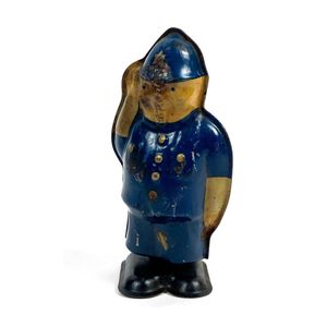 Bobby the walking Policeman, wind up, tin plate litho, c.1950,…