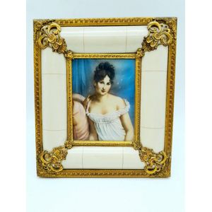 Hand painted miniature, 19th century French portrait miniature…