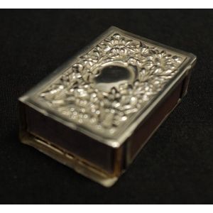 Edwardian sterling silver matchbox cover Birmingham 1908,…
