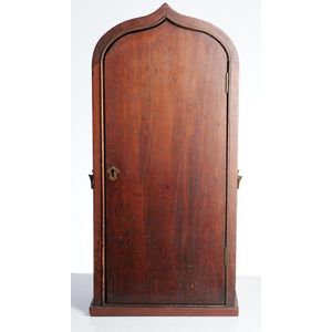 An Australian cedar communion coach box, 19th century, the…