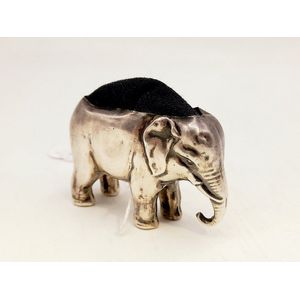English sterling silver pin cushion, beautifully modelled…