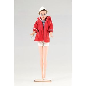 Model 870 C1962 Fashion Queen Barbie painted medium brown (some…