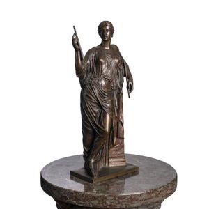 'Euterpe, the Muse of song and poetry' A standing figure clad…