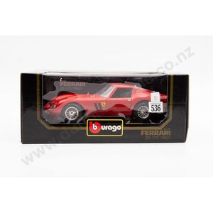 Boxed as new Burago 1:18 scale Ferrari 250 Gto 1962