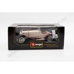 Boxed as new Burago 1:18 scale Mercedes Benz SS 1929