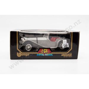 Boxed as new Burago 1:18 scale Jaguar SS 100 1937