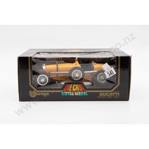 Boxed as new Burago 1:18 scale Bugatti Grand Prix 1935