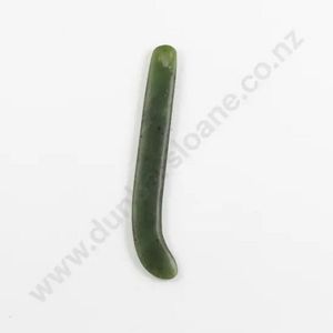A 19th century kapeu (ear pendant). Finely carved in Kawakawa&hellip;