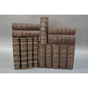 Antique French Leather Bound Book Collection - Books - Printed ...