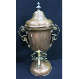 Antique or vintage copper samovars and tea urns - price guide and values