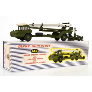 Dinky #666 Erecting Vehicle & Corporal Missile Reproduction Box by DRRB 