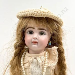 Antique unmarked German authentic all bisque doll