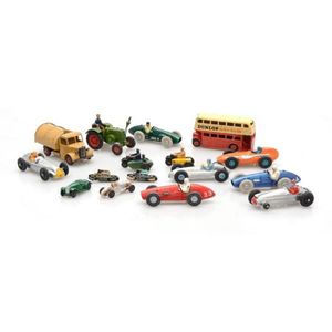Collection of Dinky Trucks & racing cars Etc, including double…