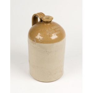 A pottery Demijohn marked 'R.C.Hannah, General Merchants,…
