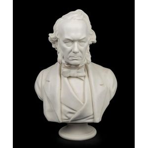 Adams & Co. 'Richard Cobden' antique English parian porcelain…