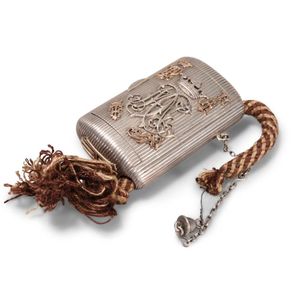 Fine Russian silver and gold vesta case, marked 84, St…