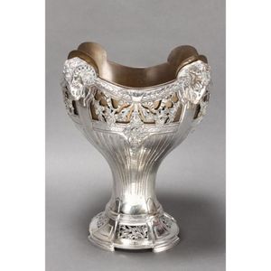 Large German silver centrepiece, in neo-classical taste,…