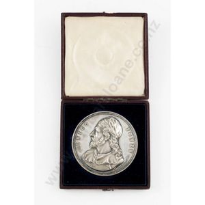 Inigo Jones Art Union of London silver medallion 1849, designed…
