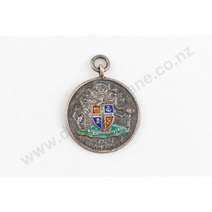 New Zealand W.C.C. Transport silver and enamel medallion,…