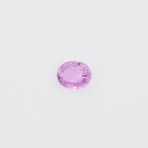 A loose oval mixed cut pink sapphire of known weight 1.32&hellip;