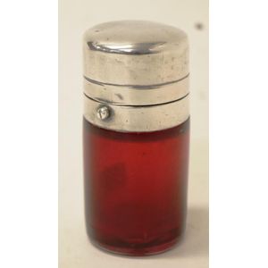 Victorian Antique Tamo Ash English Perfume Bottles & Case #43844