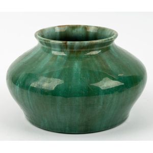 Green Glazed Pottery Vase by John Campbell (1934) - Campbell, John ...