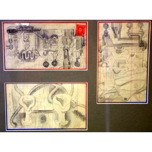 Eric Wilson (1911-1947) untitled, Sketch for painting: Panel of…