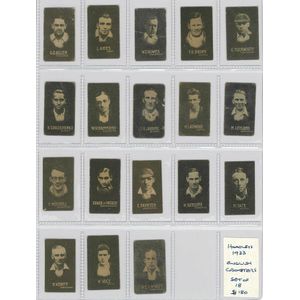 1933 Hoadleys 'Australian Cricketers' (12/18) & 'English…
