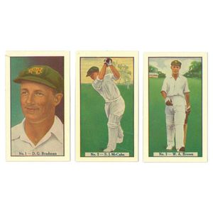1938 Allens 'Cricketers' (Coloured), complete set (36). Mainly…
