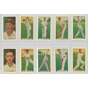 1938 Allens 'Cricketers' (Coloured), complete set (36). Mainly…