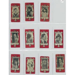 c1920s Allens 'Movie Star Artists', part set (10/26 + 1 spare).…