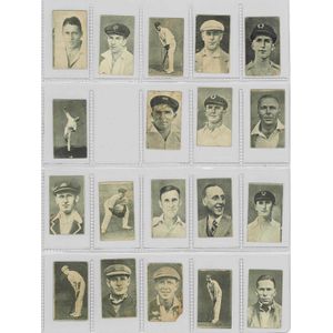 1928 Hoadleys 'Australian Cricketers', almost complete set…