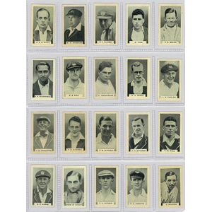 1932 Godfrey Phillips 'Test Cricketers 1932-1933', sets with B.…