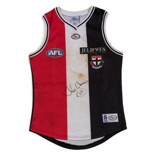 Justin Koschitzke's St Kilda Jumper, match worn from 2008 First…