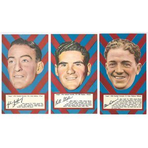1953 Argus '1953 Football Portraits', large size (11 x 15 cm),…