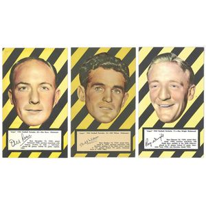 1953 Argus '1953 Football Portraits', large size (11 x 15 cm),…