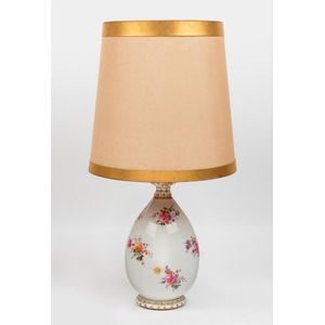 A porcelain table lamp by Royal Crown Derby, 20th century, in…